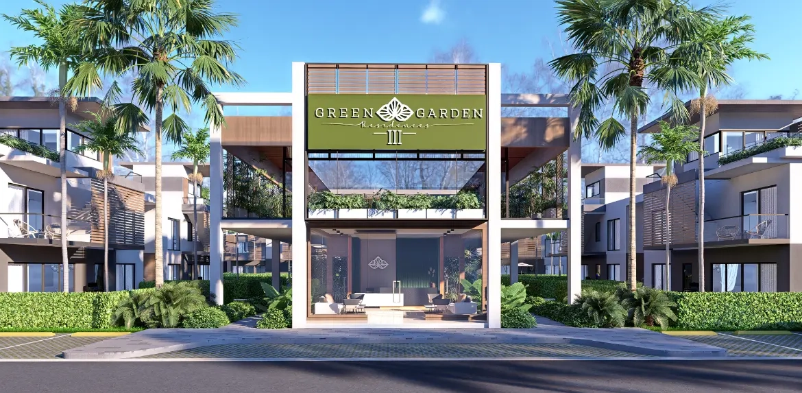 ID , Green Garden III, One Bedroom Apartment For Sale In Vista Cana, Punta Cana With Patio ()