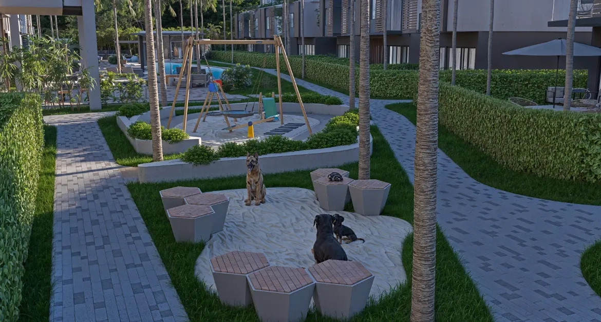 ID , Green Garden III, One Bedroom Apartment For Sale In Vista Cana, Punta Cana With Patio ()