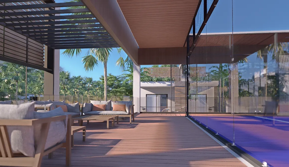 ID , Green Garden III, One Bedroom Apartment For Sale In Vista Cana, Punta Cana With Patio ()