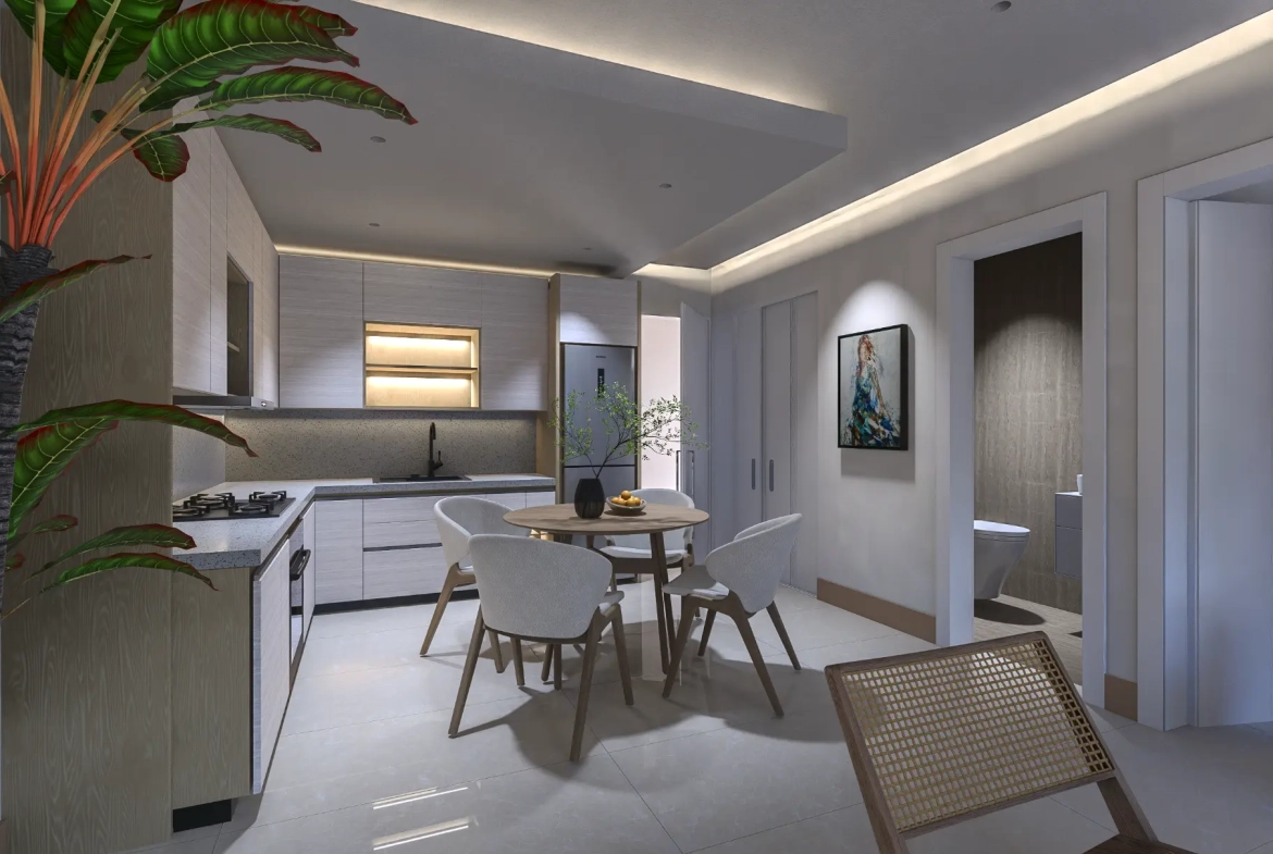 ID , Green Garden III, One Bedroom Apartment For Sale In Vista Cana, Punta Cana With Patio ()