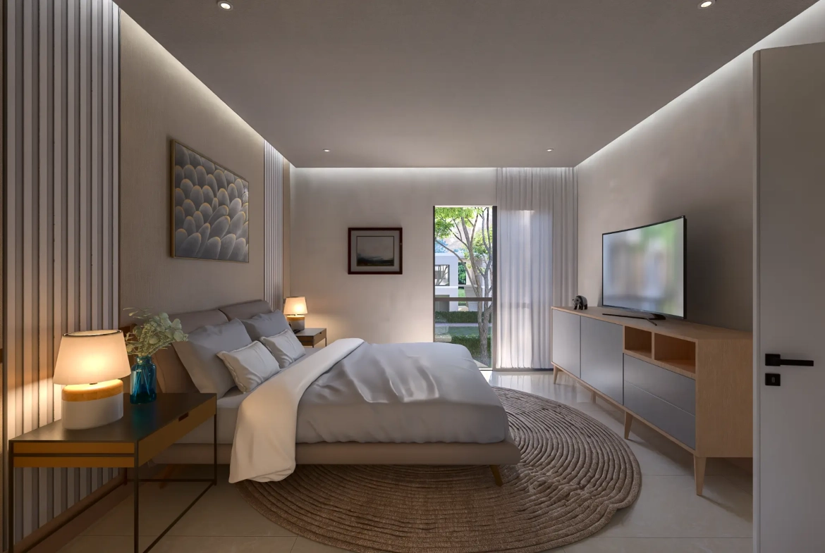 ID , Green Garden III, One Bedroom Penthouse For Sale In Vista Cana, Punta Cana With Rooftop ()