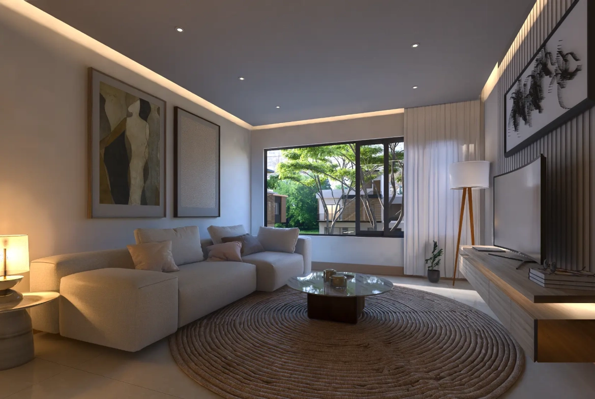 ID , Green Garden III, One Bedroom Penthouse For Sale In Vista Cana, Punta Cana With Rooftop ()