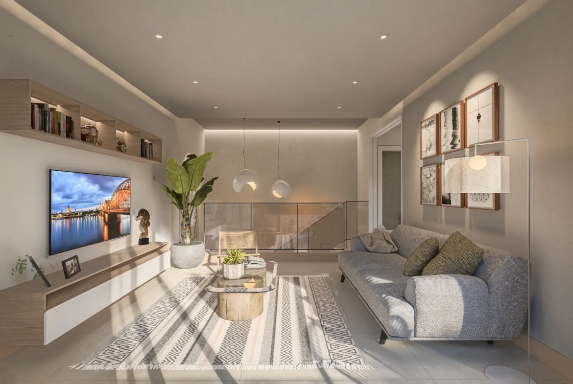 ID , Green Garden III, One Bedroom Penthouse For Sale In Vista Cana, Punta Cana With Rooftop ()