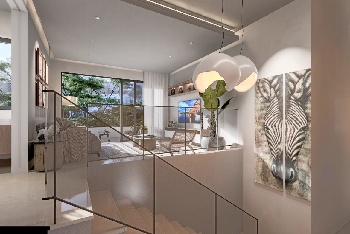 ID , Green Garden III, One Bedroom Penthouse For Sale In Vista Cana, Punta Cana With Rooftop ()