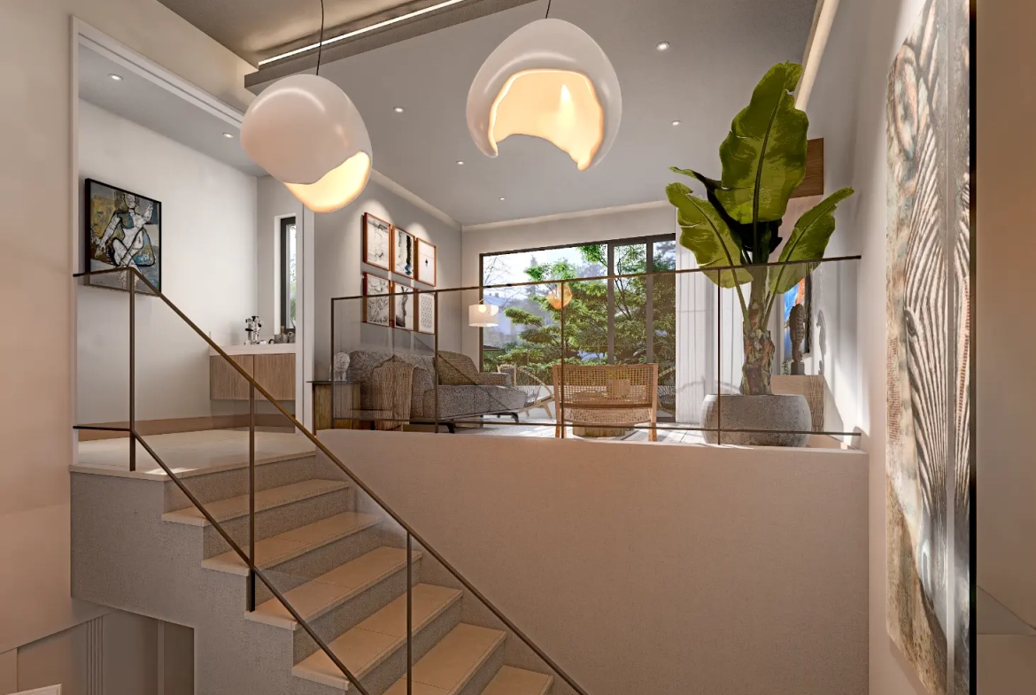 ID , Green Garden III, One Bedroom Penthouse For Sale In Vista Cana, Punta Cana With Rooftop ()