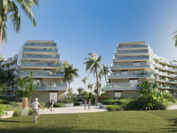 Las Iguanas: Penthouse de un dormitorio en venta en Crystal Garden, Cap Cana con vistas a la piscina
