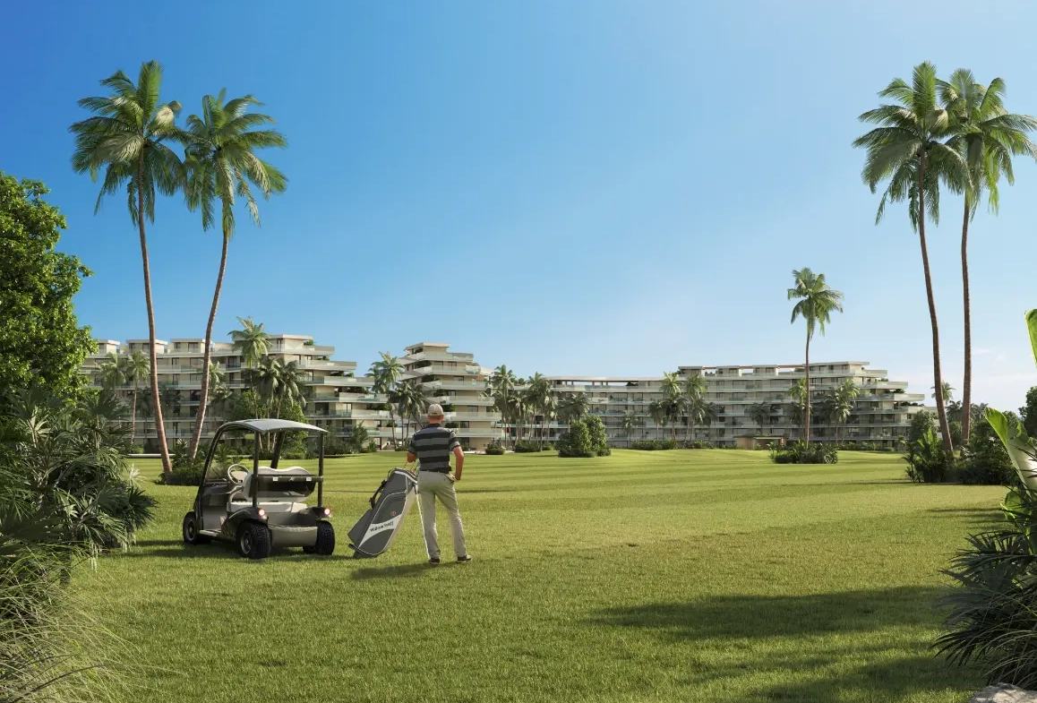 ID , Las Iguanas Two Bedroom Penthouse for Sale at Crystal Garden, Cap Cana with Golf and Pool View ()