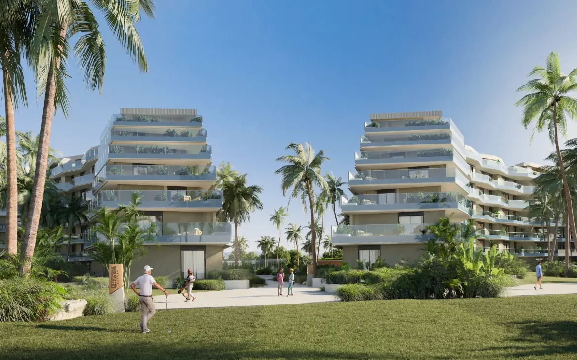 ID , Two Bedroom Apartment for Sale at Crystal Garden, Las Iguanas, Cap Cana with Golf View ()
