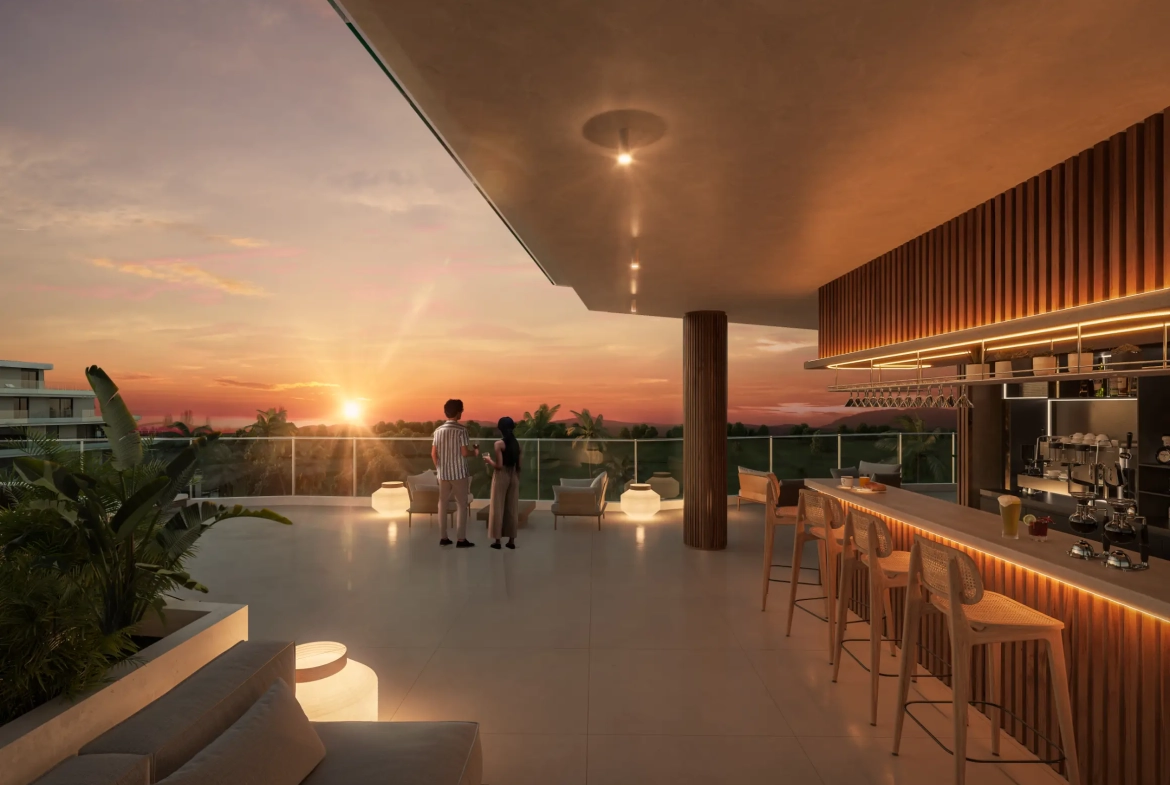ID , Two Bedroom Apartment for Sale at Crystal Garden, Las Iguanas, Cap Cana with Golf View ()
