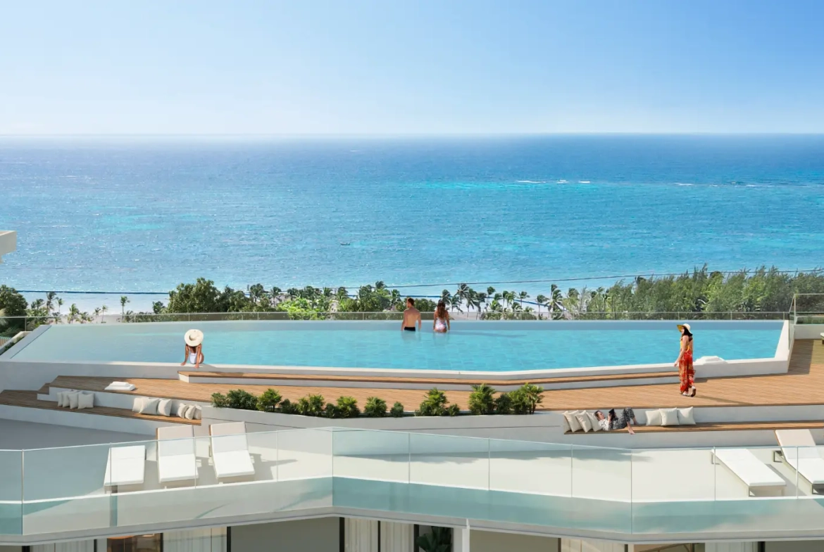 ID , Two Bedroom Apartment for Sale at Crystal Garden, Las Iguanas, Cap Cana with Golf View ()