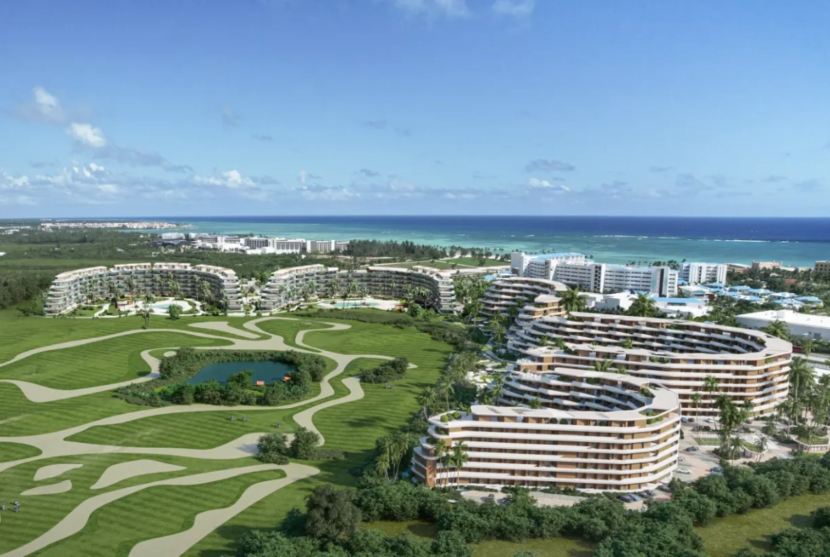 ID , Two Bedroom Apartment for Sale at Crystal Garden, Las Iguanas, Cap Cana with Golf View ()