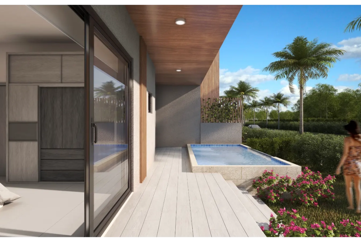 ID , Ciudad las Canas One Bedroom Penthouse for Sale at Cana Essence, Cap Cana with Ocean Views ()