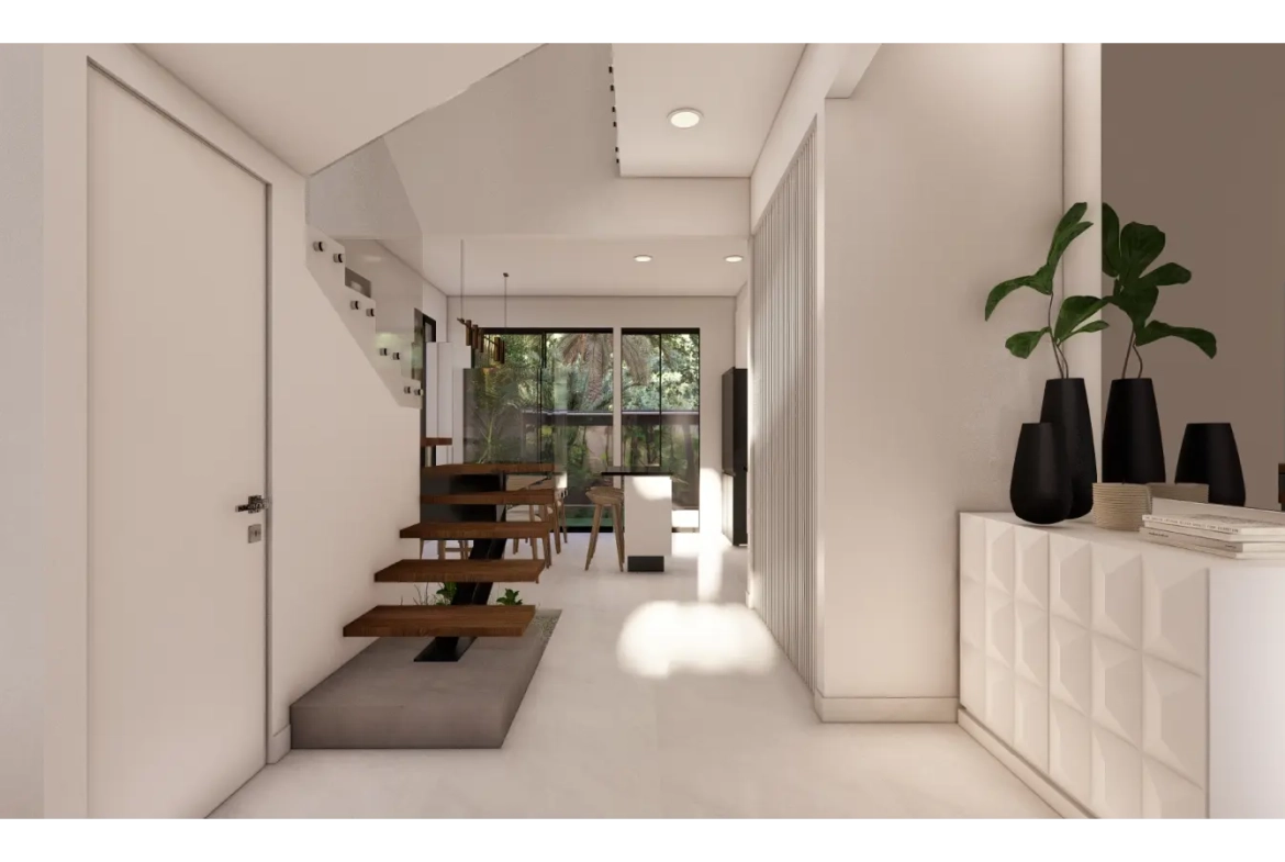 Cascais, villa de trois chambres à vendre dans le centre de Punta Cana avec patio
