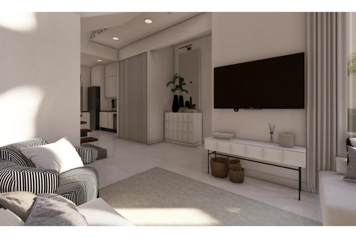 Cascais, villa de trois chambres à vendre dans le centre de Punta Cana avec patio