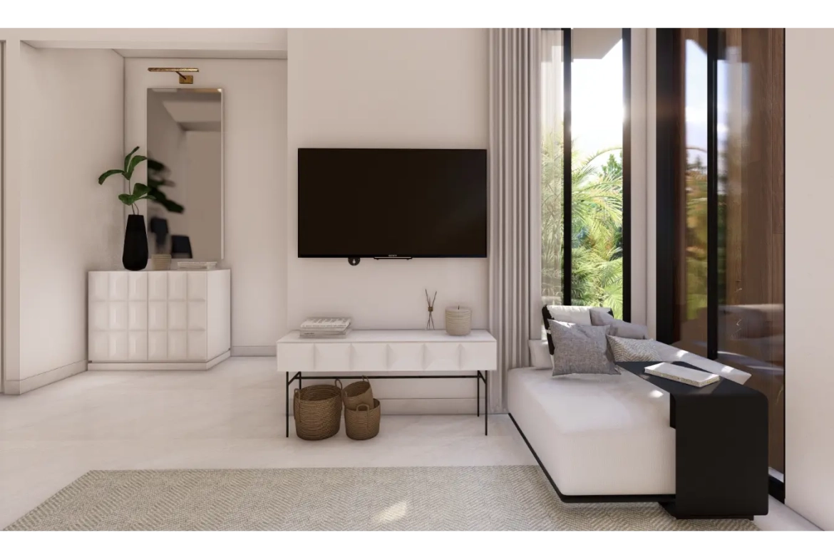 Cascais, villa de trois chambres à vendre dans le centre de Punta Cana avec patio