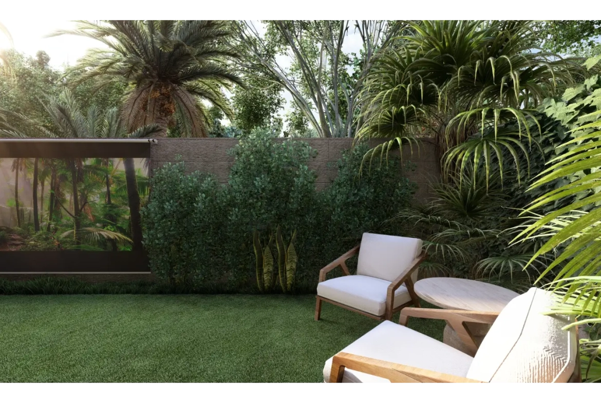 Cascais, villa de trois chambres à vendre dans le centre de Punta Cana avec patio