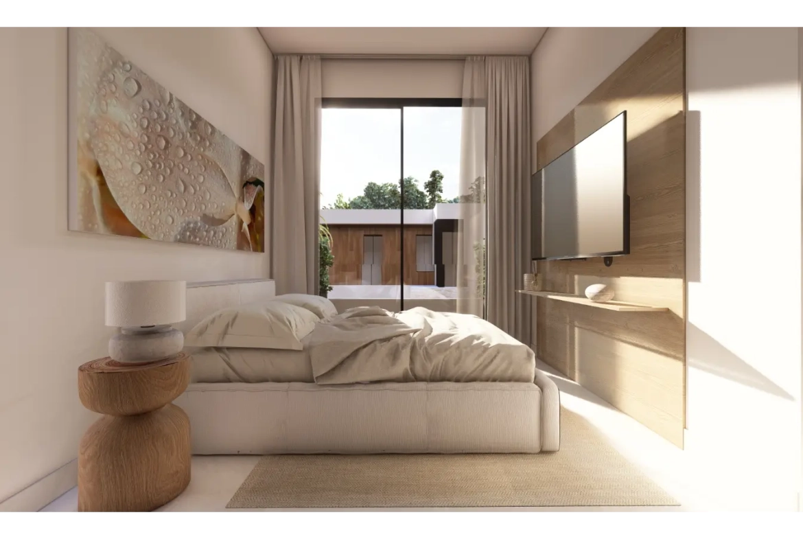 Cascais, villa de trois chambres à vendre dans le centre de Punta Cana avec patio