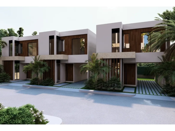 ID , Cascais, villa de trois chambres à vendre dans le centre de Punta Cana avec patio ()