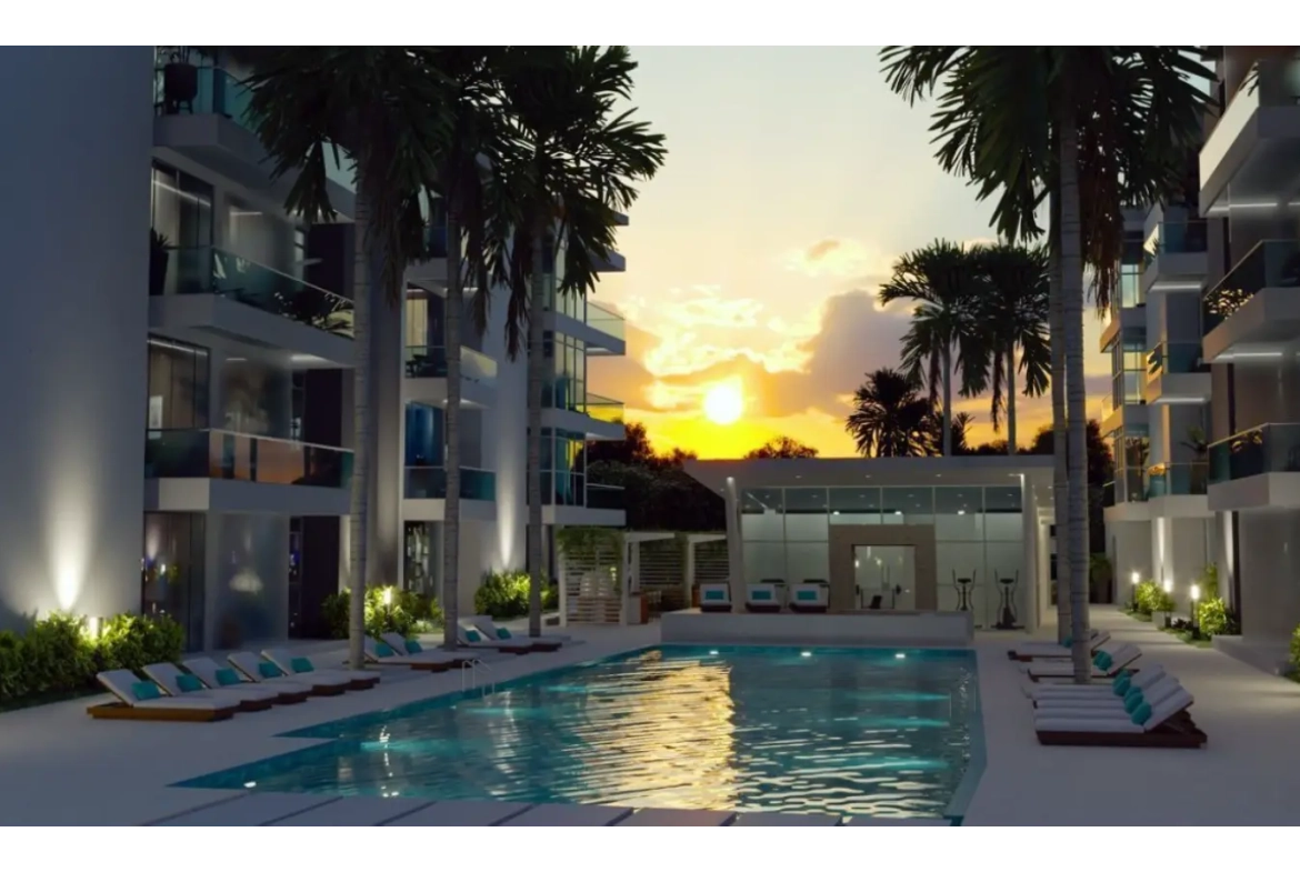 Ciudad Las Canas: Apartamento de dos habitaciones en venta en Turquoise Residences, Cap Cana
