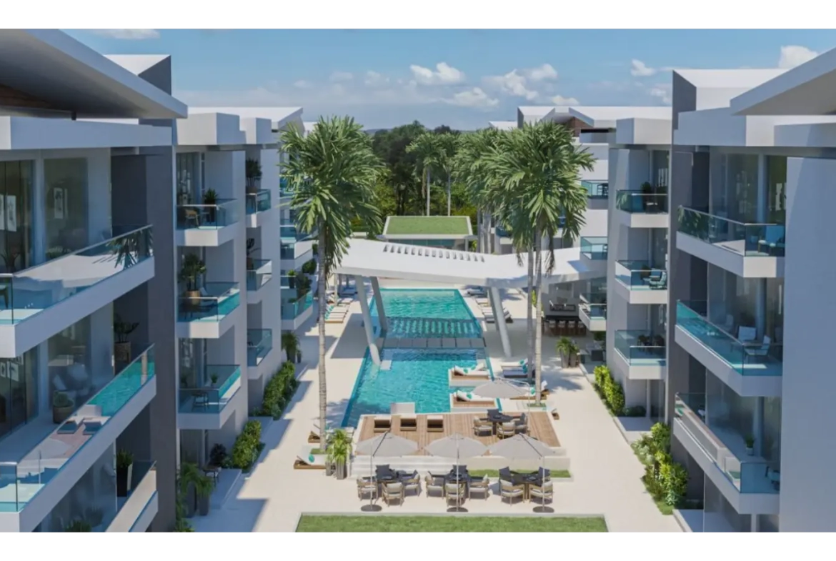 Ciudad Las Canas: Apartamento de dos habitaciones en venta en Turquoise Residences, Cap Cana