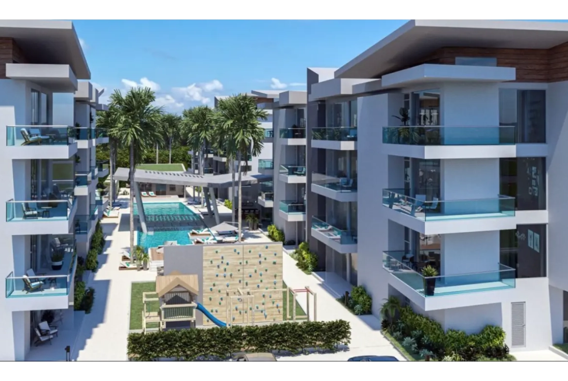 Ciudad Las Canas: Apartamento de dos habitaciones en venta en Turquoise Residences, Cap Cana