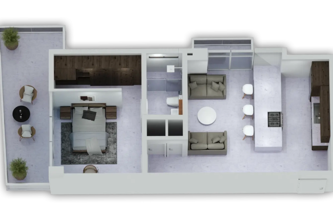Ciudad Las Canas: Apartamento de dos habitaciones en venta en Turquoise Residences, Cap Cana