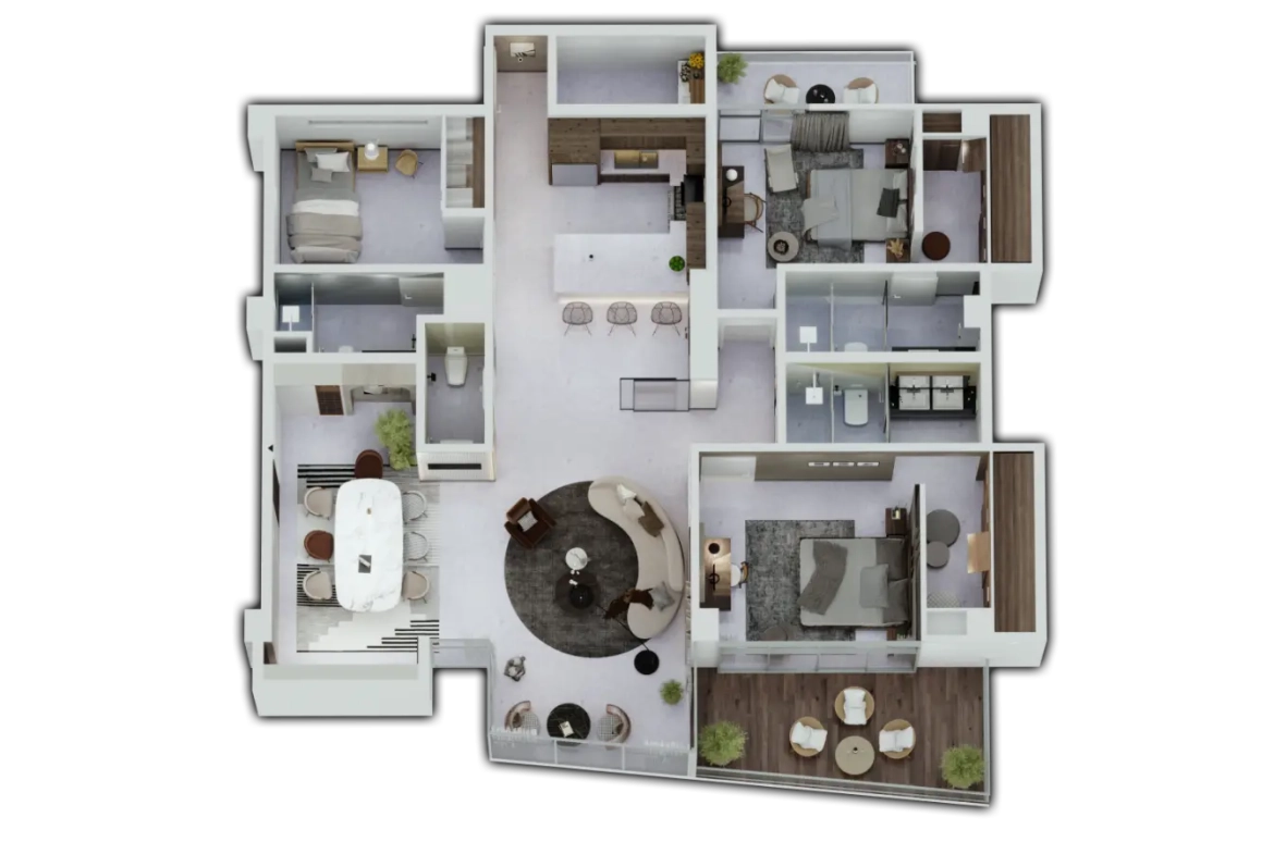 Ciudad Las Canas: Apartamento de dos habitaciones en venta en Turquoise Residences, Cap Cana