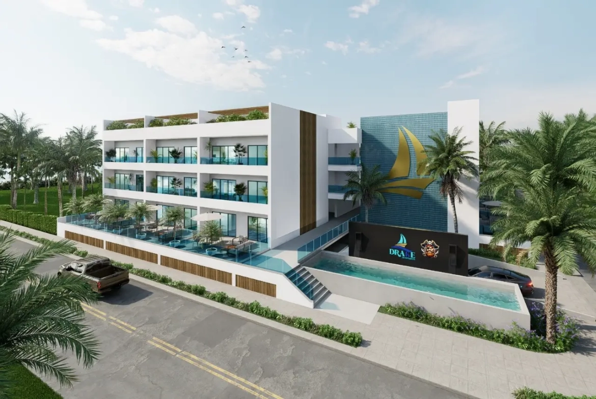 ID , Drake Apartments, One Bedroom Apartment For Sale In Peublo Bavaro, Punta Cana ()