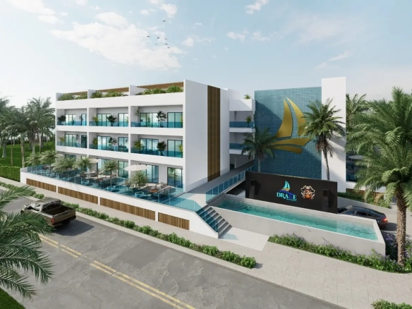 ID , Drake Apartments, Three Bedroom Apartment for Sale in Pueblo Bavaro, Punta Cana With Lobby ()