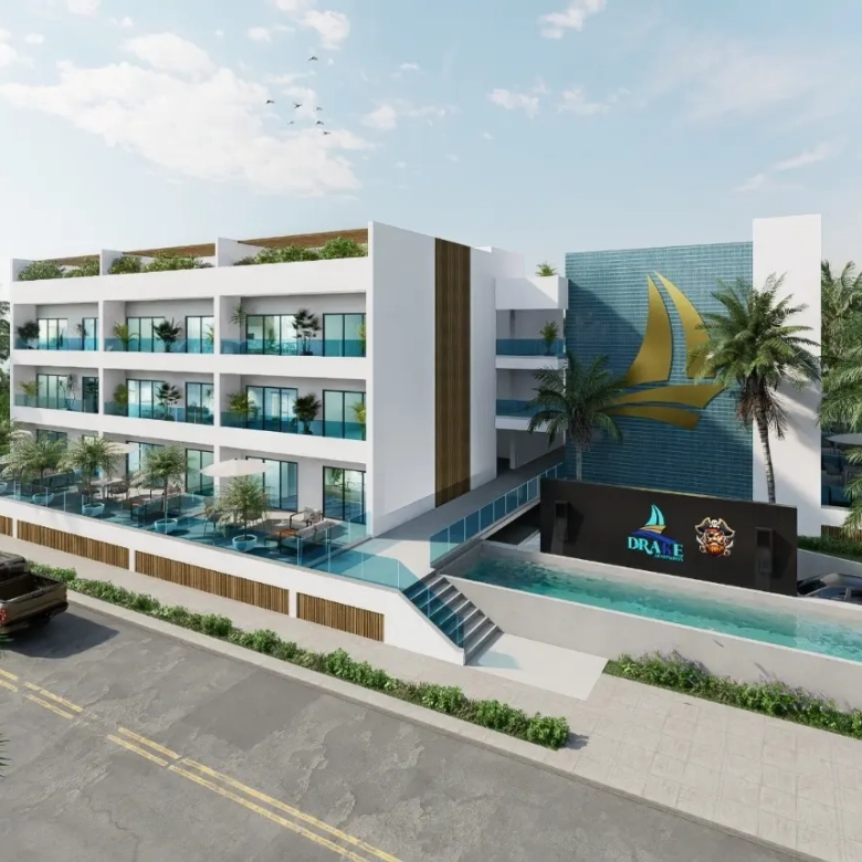 ID , Drake Apartments, Three Bedroom Apartment for Sale in Pueblo Bavaro, Punta Cana With Lobby ()