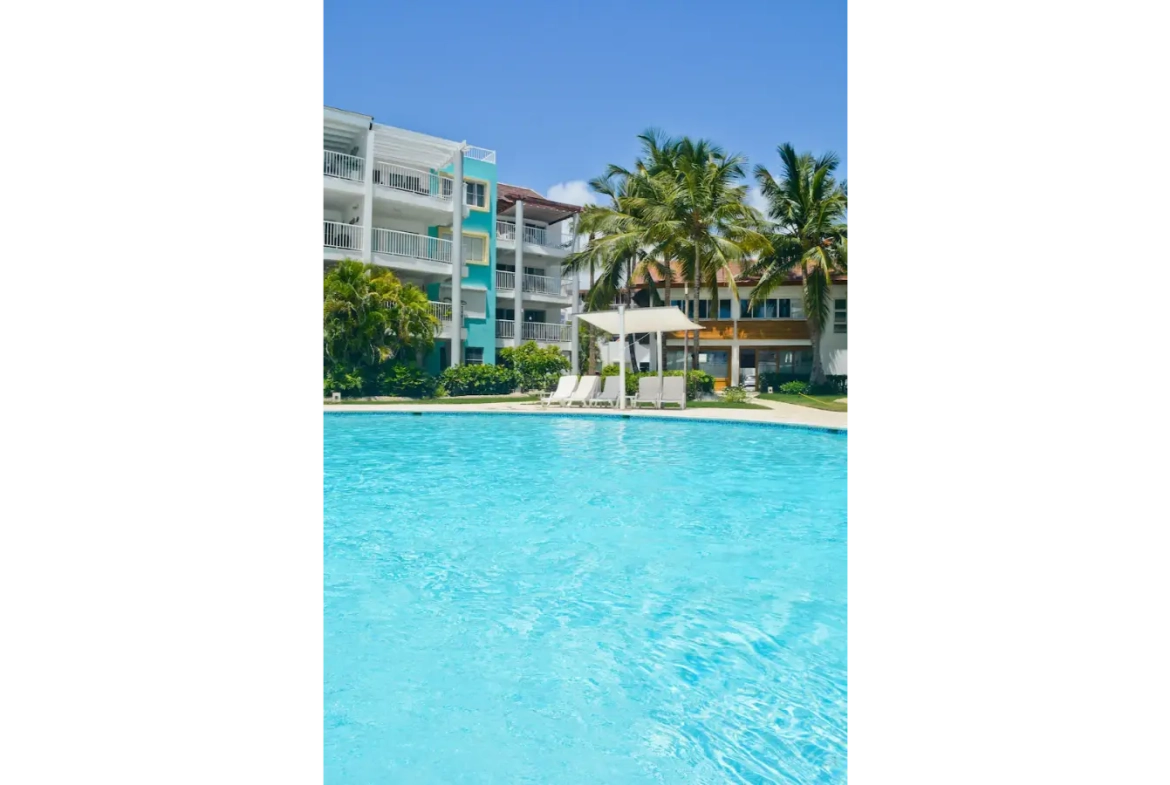 Playa Turquesa, condo de deux chambres en bord de mer à vendre à Punta Cana