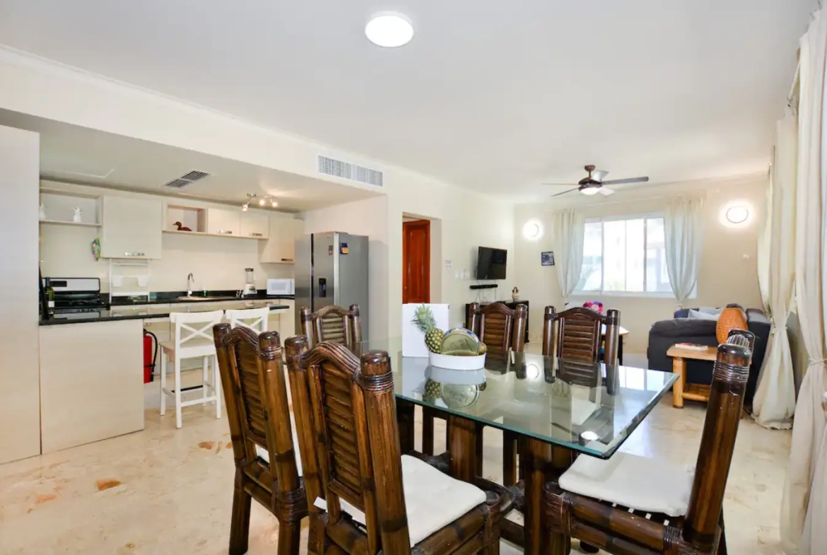 Playa Turquesa, condo de deux chambres en bord de mer à vendre à Punta Cana
