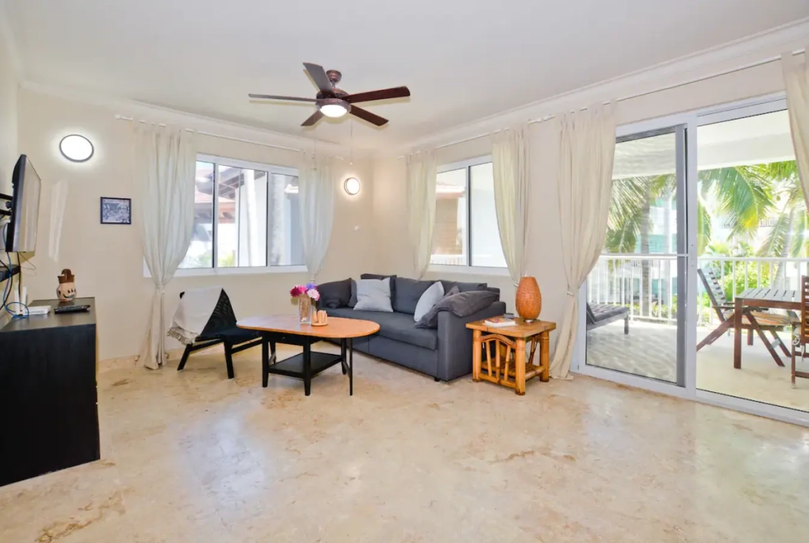 Playa Turquesa, condo de deux chambres en bord de mer à vendre à Punta Cana
