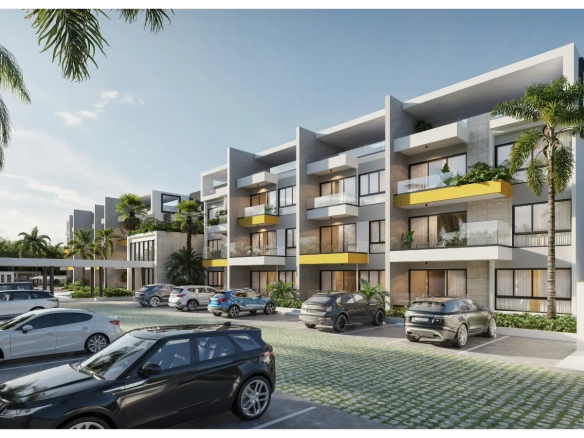 LM3 Residences, apartamento de una habitación en venta en Punta Cana con balcón