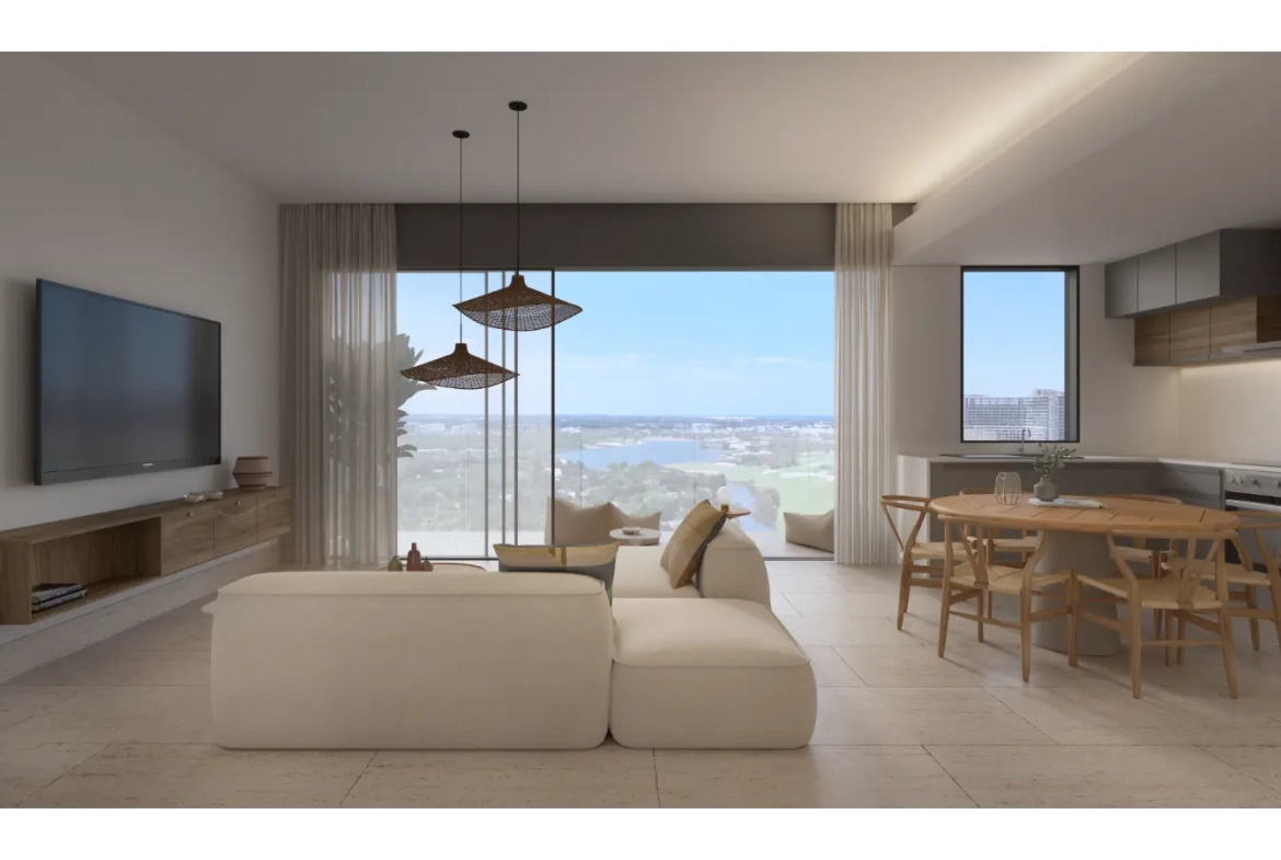 Zabela Beach at Macao, Solea Tower, Apartamento de una habitación en venta en Punta Cana con Vistas al Jardín
