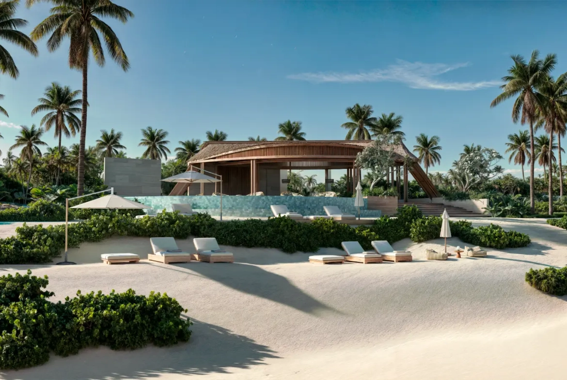 Zabela Beach at Macao, Solea Tower, Apartamento de una habitación en venta en Punta Cana con Vistas al Jardín