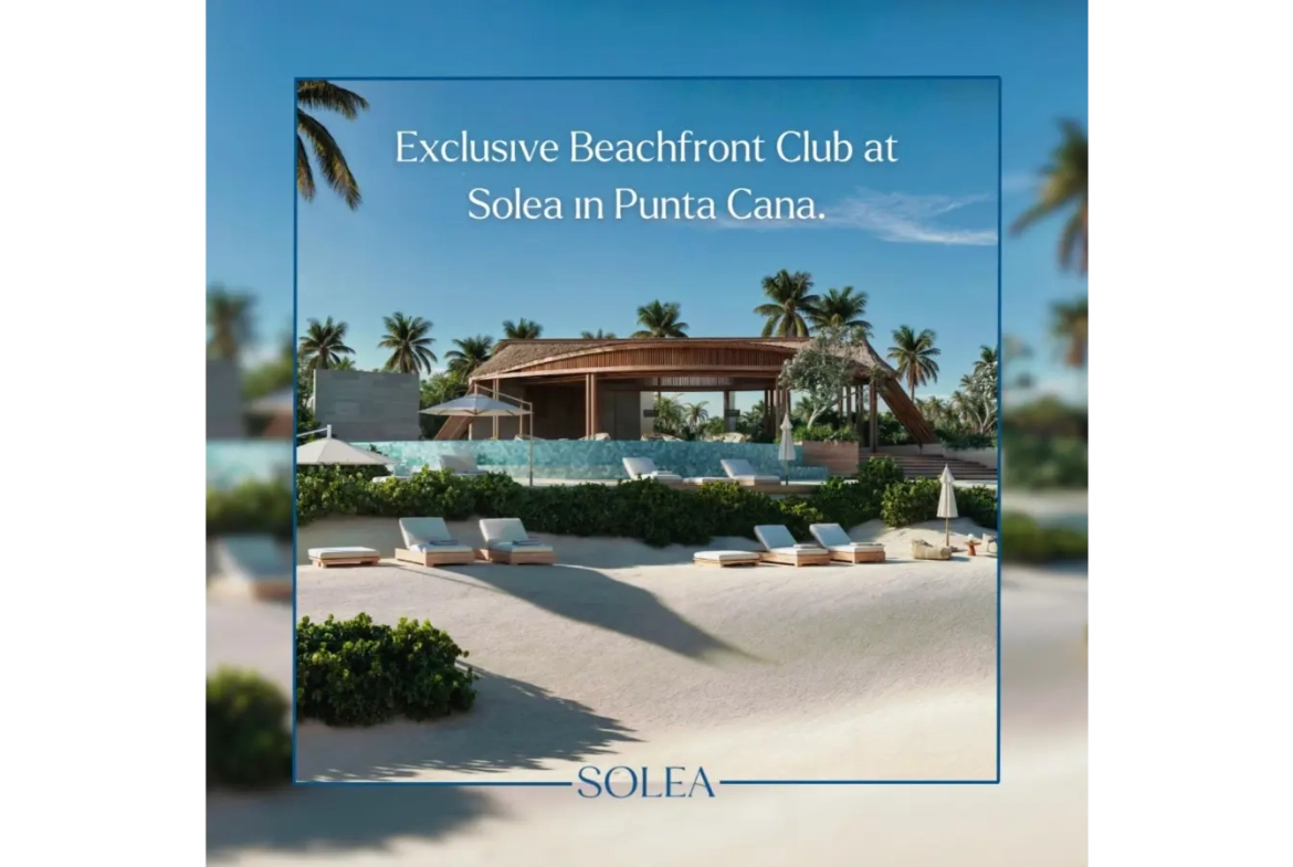 Zabela Beach at Macao, Solea Tower, Apartamento de una habitación en venta en Punta Cana con Vistas al Jardín