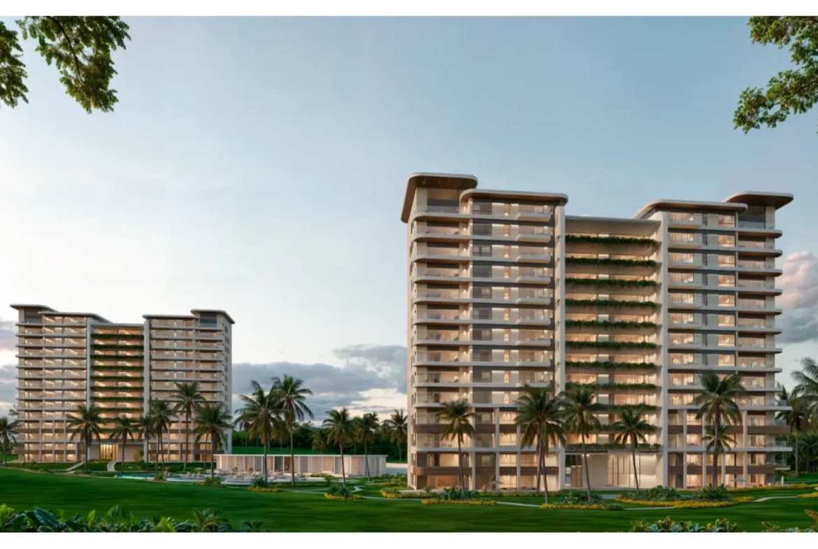 Zabela Beach at Macao, Solea Tower, Apartamento de una habitación en venta en Punta Cana con Vistas al Jardín