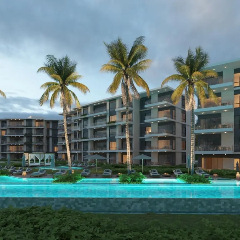 ID , Zabela Beach, Condo d’une chambre à vendre à Solea Palms à Punta Cana avec vue sur le jardin ()