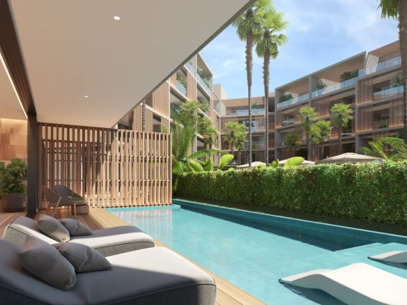 ID , Lujosos apartamentos de dos habitaciones en venta en Naviva Residences, Centro de Punta Cana ()