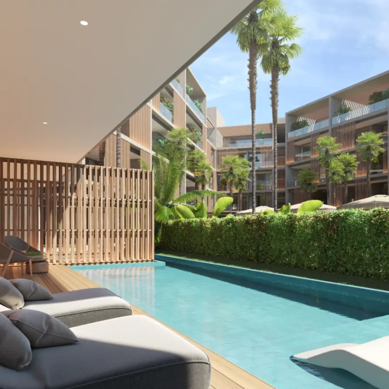 ID , Lujosos apartamentos de dos habitaciones en venta en Naviva Residences, Centro de Punta Cana ()