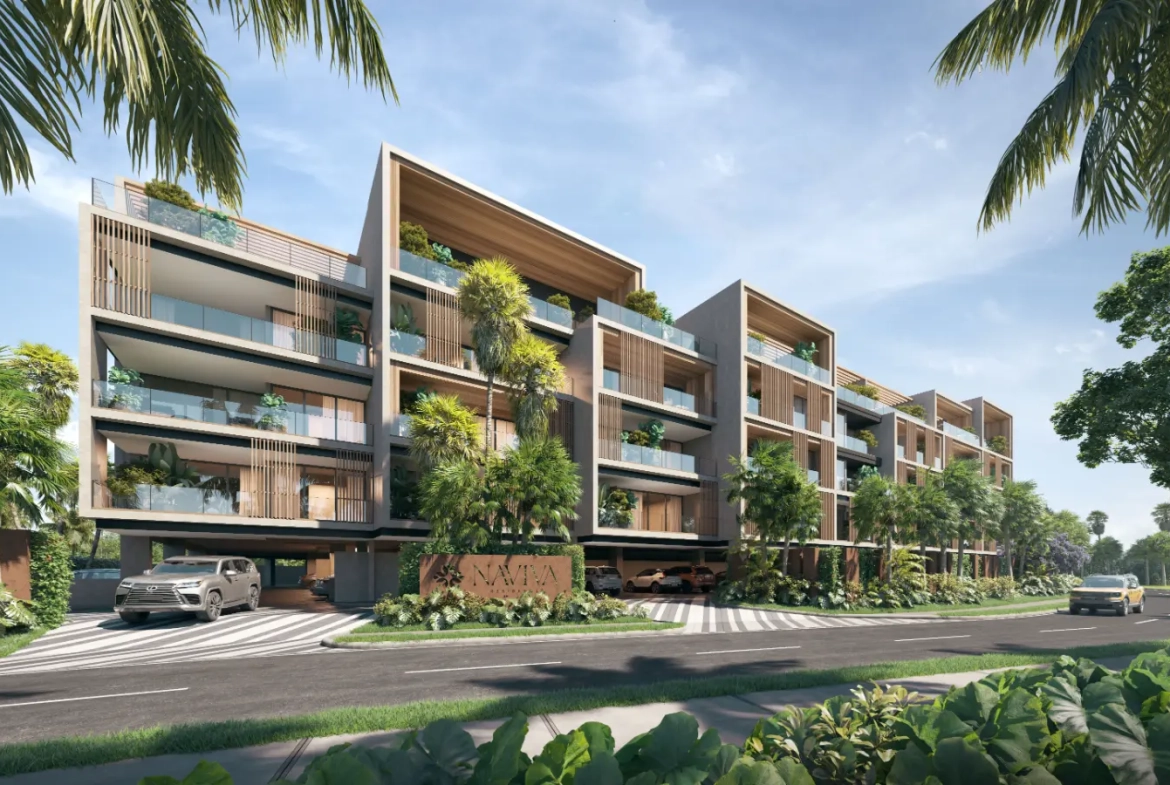 Naviva Residences, Penthouse de una habitación en venta en el centro de Punta Cana con Estudio
