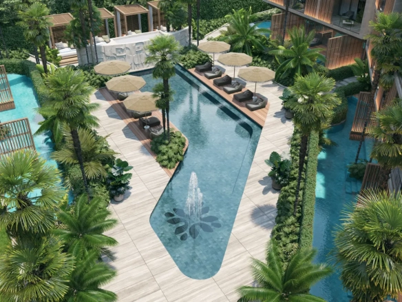 ID , Naviva Residences, Apartamento de una habitación en venta en el centro de Punta Cana con estudio ()
