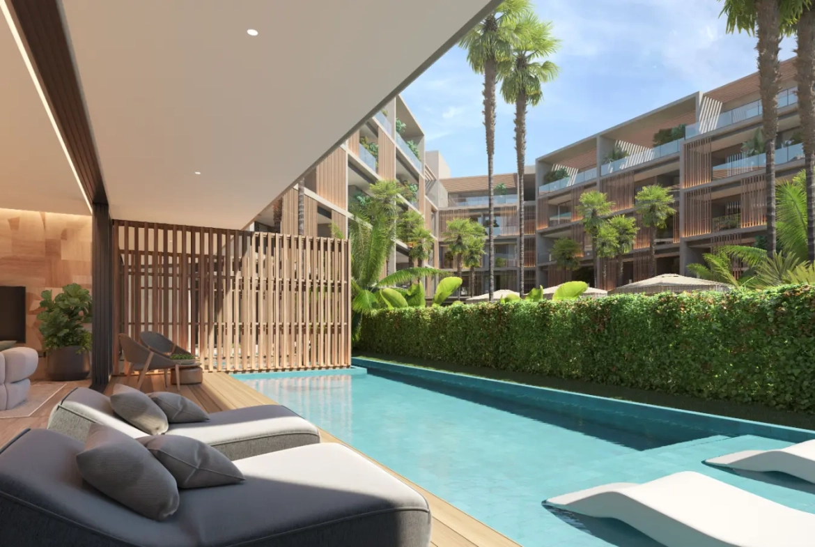 Naviva Residences, Penthouse de una habitación en venta en el centro de Punta Cana con Estudio