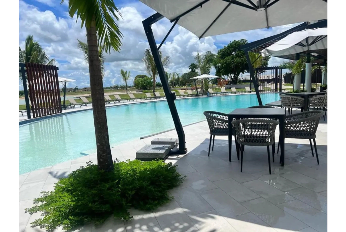 Panorama Lake, condo d’une chambre à coucher à vendre à Vista Cana, Punta Cana avec piscine