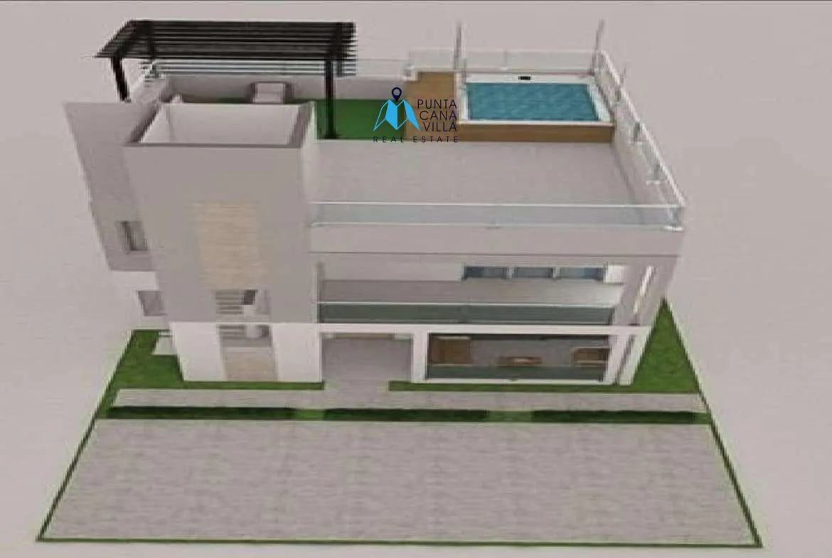 Bella Residences Three Bedroom Villa For Sale In Bavaro ()