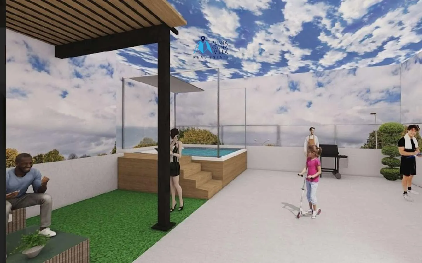 Residencias Bella: Villa de tres habitaciones en venta en Bávaro