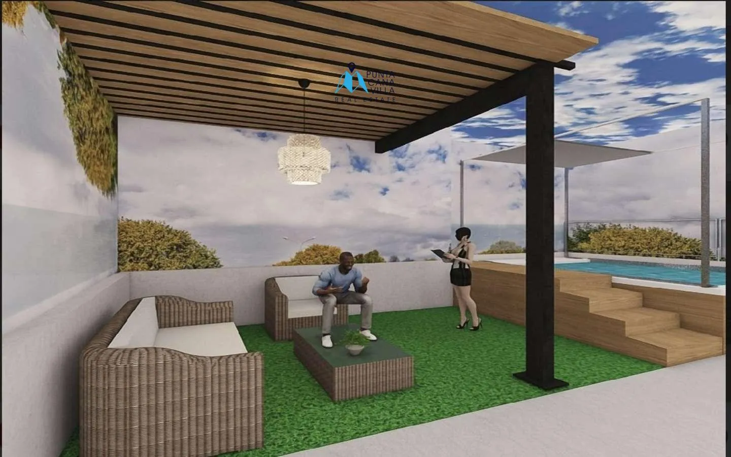 Residencias Bella: Villa de tres habitaciones en venta en Bávaro