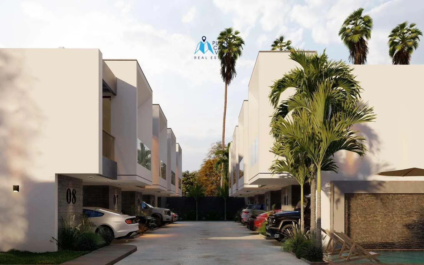 La Prima Bella: Dos Dormitorios casa duplex En Venta En Bavaro, Punta Cana