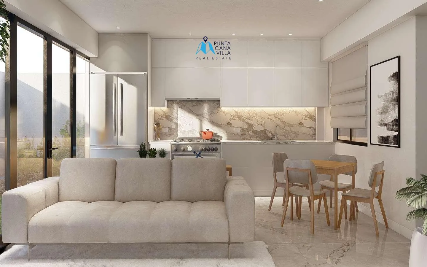 La Prima Bella: Dos Dormitorios casa duplex En Venta En Bavaro, Punta Cana